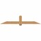 Ekena Millwork Eugene Smooth Timber Gable Bracket, Western Red Cedar, 84"W x 17"H x 5 1/2"D x 5 1/2"F, 5/12 Pitch GBW084X17X0606EUG00SWR - alternate 1